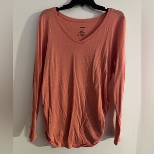 Sonoma Women's Coral Long Sleeve Top